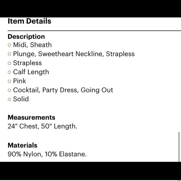 Revolve H:ours Felisa MIDI Dress Nude Lipgloss Small - Picture 7 of 15